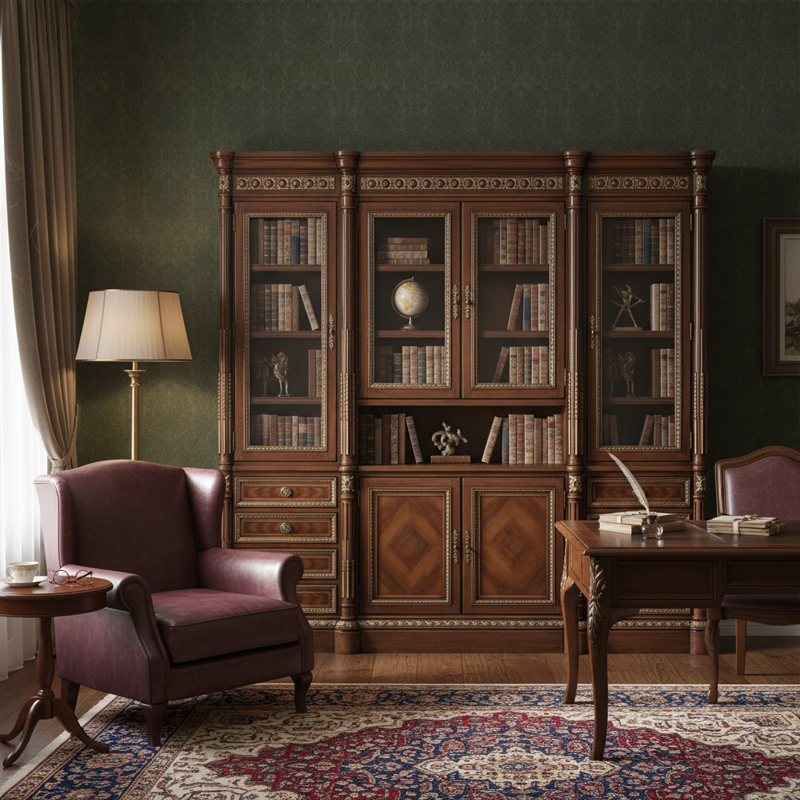 EKAR Furniture | Sovereign Manor Heritage Wine &amp; Display Cabinet – Luxury American Classical Cabinetry,EKAR FURNITURE CO.,LTD,EKAR Furniture | Sovereign Manor Heritage Wine &amp; Display Cabinet – Luxury American Classical Cabinetry,foshan furniture factory,custom Furniture factory,china furniture factory