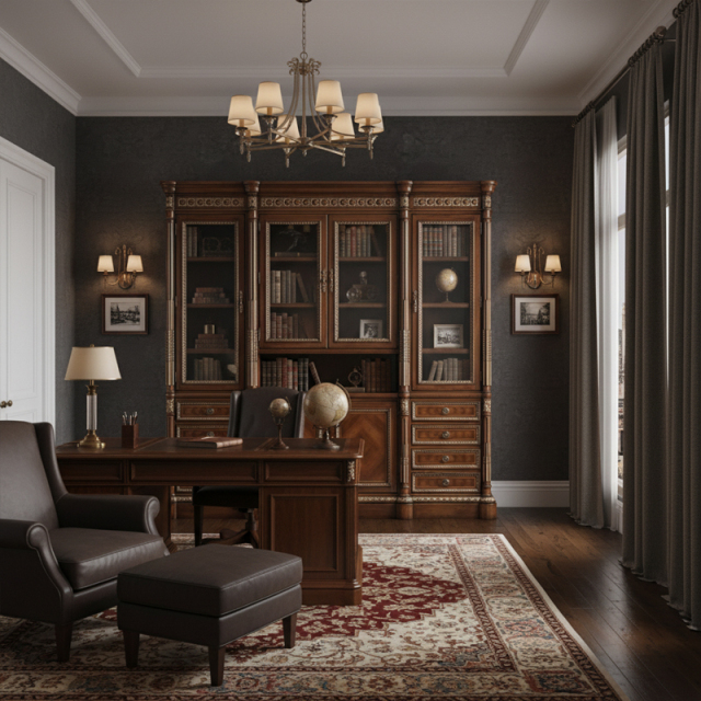 EKAR Furniture | Sovereign Manor Heritage Wine &amp; Display Cabinet – Luxury American Classical Cabinetry,EKAR FURNITURE CO.,LTD,EKAR Furniture | Sovereign Manor Heritage Wine &amp; Display Cabinet – Luxury American Classical Cabinetry,foshan furniture factory,custom Furniture factory,china furniture factory