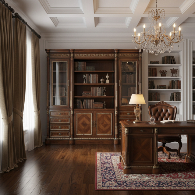 EKAR Furniture | Ambassador Heritage Executive Bookcase Suite – Luxury American Classical Library Cabinetry,MY SHOP,EKAR Furniture | Ambassador Heritage Executive Bookcase Suite – Luxury American Classical Library Cabinetry,foshan furniture factory,custom Furniture factory,china furniture factory