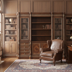 EKAR Furniture | Ambassador Heritage Executive Bookcase Suite – Luxury American Classical Library Cabinetry,MY SHOP,EKAR Furniture | Ambassador Heritage Executive Bookcase Suite – Luxury American Classical Library Cabinetry,foshan furniture factory,custom Furniture factory,china furniture factory