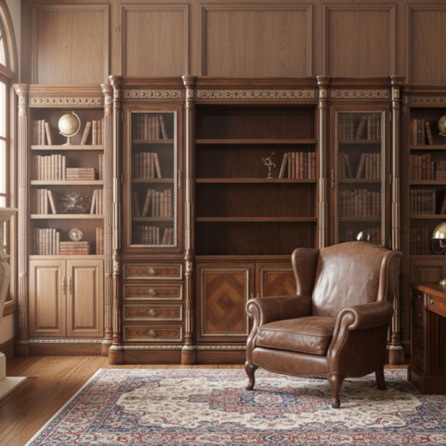 EKAR Furniture | Ambassador Heritage Executive Bookcase Suite – Luxury American Classical Library Cabinetry,MY SHOP,EKAR Furniture | Ambassador Heritage Executive Bookcase Suite – Luxury American Classical Library Cabinetry,foshan furniture factory,custom Furniture factory,china furniture factory
