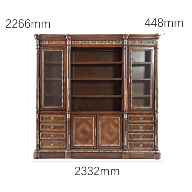EKAR Furniture | Ambassador Heritage Executive Bookcase Suite – Luxury American Classical Library Cabinetry,MY SHOP,EKAR Furniture | Ambassador Heritage Executive Bookcase Suite – Luxury American Classical Library Cabinetry,foshan furniture factory,custom Furniture factory,china furniture factory