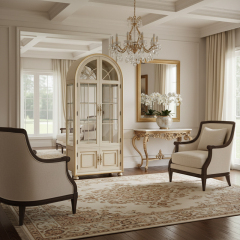 EKAR Furniture | Grand Regency Arched Marquetry Display Cabinet – Luxury American Classical Wine Cabinet,EKAR FURNITURE CO.,LTD,EKAR Furniture | Grand Regency Arched Marquetry Display Cabinet – Luxury American Classical Wine Cabinet,foshan furniture factory,custom Furniture factory,china furniture factory
