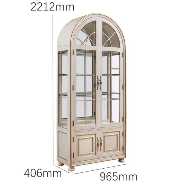 EKAR Furniture | Grand Regency Arched Marquetry Display Cabinet – Luxury American Classical Wine Cabinet,EKAR FURNITURE CO.,LTD,EKAR Furniture | Grand Regency Arched Marquetry Display Cabinet – Luxury American Classical Wine Cabinet,foshan furniture factory,custom Furniture factory,china furniture factory
