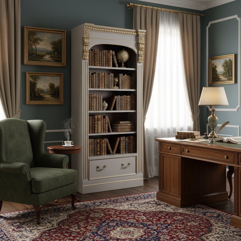 EKAR Furniture | Charleston Manor Heritage Bookcase – Luxury American Classical Library Shelving,MY SHOP,EKAR Furniture | Charleston Manor Heritage Bookcase – Luxury American Classical Library Shelving,foshan furniture factory,custom Furniture factory,china furniture factory