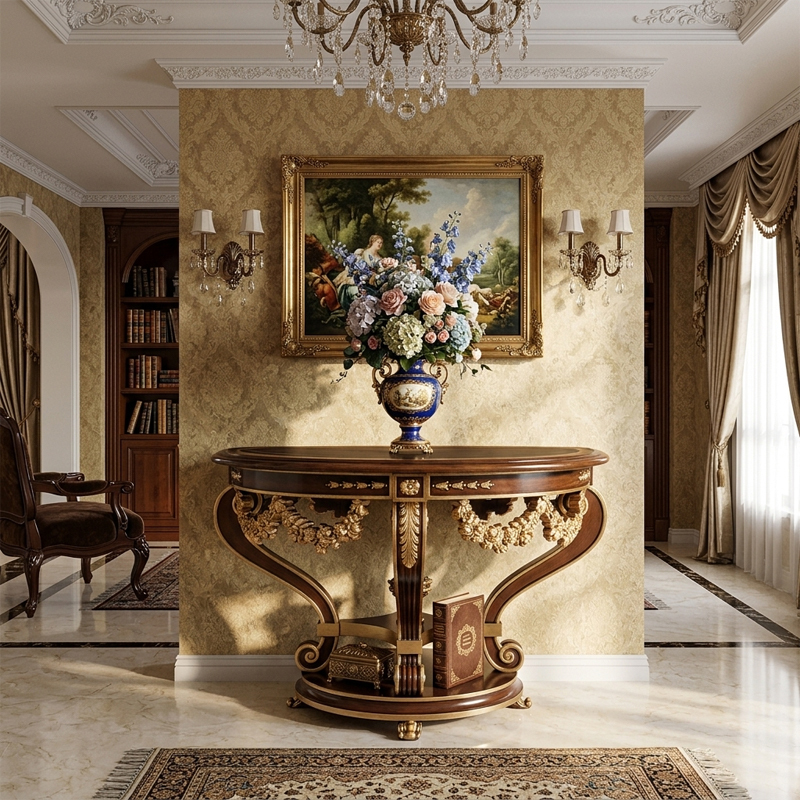 EKAR Furniture | Imperial Heritage Garland Accent Pedestal – Luxury American Classical Entrance Table,MY SHOP,EKAR Furniture | Imperial Heritage Garland Accent Pedestal – Luxury American Classical Entrance Table,foshan furniture factory,custom Furniture factory,china furniture factory
