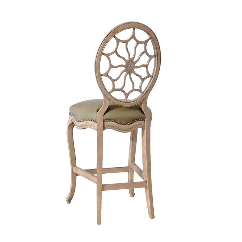 EKAR Furniture | Provincial Grace Medallion Bar Stool - Luxury American Classical Counter Seating,EKAR FURNITURE CO.,LTD,EKAR Furniture | Provincial Grace Medallion Bar Stool - Luxury American Classical Counter Seating,foshan furniture factory,custom Furniture factory,china furniture factory