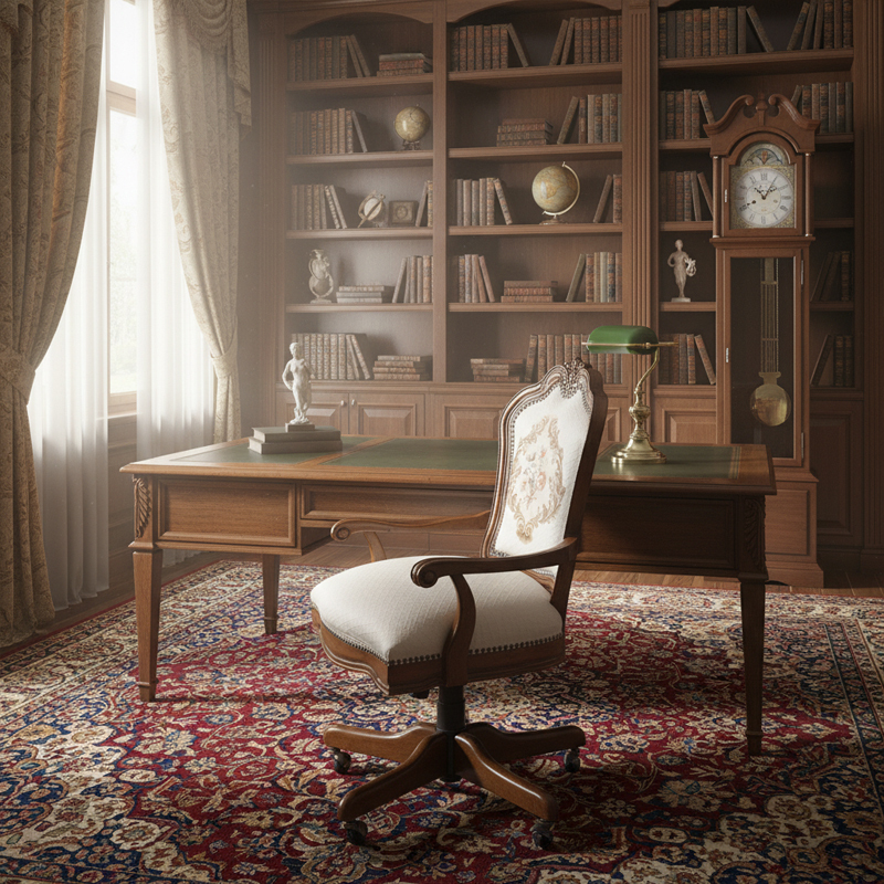 EKAR Furniture | Noble Heritage Executive Swivel Chair - Luxury American Classical Study Seating,MY SHOP,EKAR Furniture | Noble Heritage Executive Swivel Chair - Luxury American Classical Study Seating,foshan furniture factory,custom Furniture factory,china furniture factory