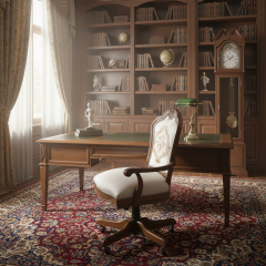 EKAR Furniture | Noble Heritage Executive Swivel Chair - Luxury American Classical Study Seating,MY SHOP,EKAR Furniture | Noble Heritage Executive Swivel Chair - Luxury American Classical Study Seating,foshan furniture factory,custom Furniture factory,china furniture factory
