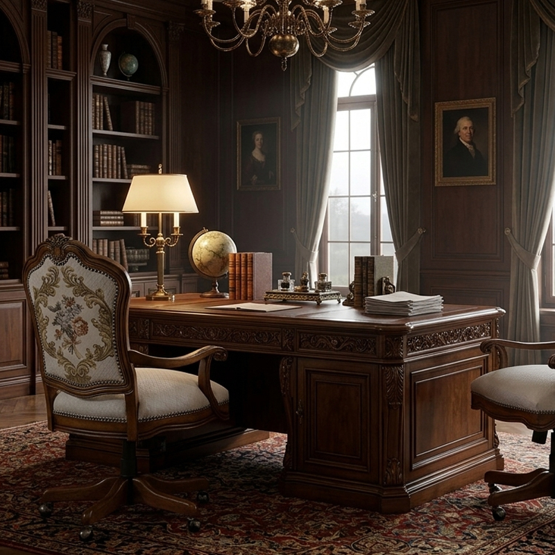 EKAR Furniture | Noble Heritage Executive Swivel Chair - Luxury American Classical Study Seating,MY SHOP,EKAR Furniture | Noble Heritage Executive Swivel Chair - Luxury American Classical Study Seating,foshan furniture factory,custom Furniture factory,china furniture factory