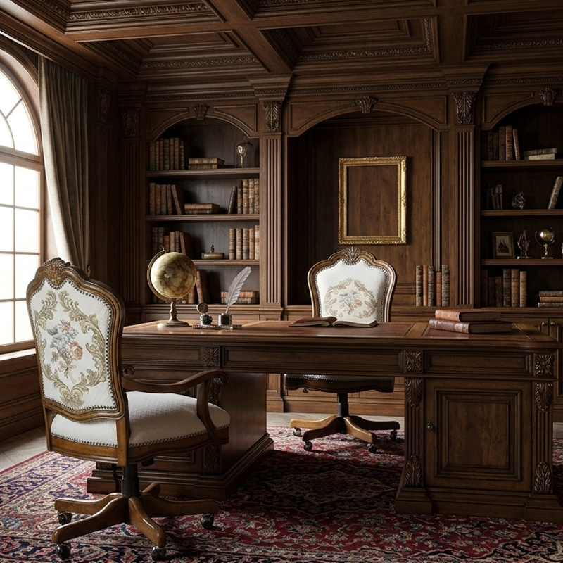 EKAR Furniture | Noble Heritage Executive Swivel Chair - Luxury American Classical Study Seating,MY SHOP,EKAR Furniture | Noble Heritage Executive Swivel Chair - Luxury American Classical Study Seating,foshan furniture factory,custom Furniture factory,china furniture factory