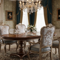 EKAR Furniture | Imperial Serenity Gilded Dining Chair - Luxury American Classical Seating,EKAR FURNITURE CO.,LTD,EKAR Furniture | Imperial Serenity Gilded Dining Chair - Luxury American Classical Seating,foshan furniture factory,custom Furniture factory,china furniture factory