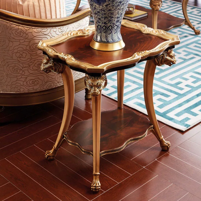 Imperial Sovereign Gilt Lion Side Table - Luxury French Classical Accent Table | EKAR FURNITURE,EKAR FURNITURE CO.,LTD,Imperial Sovereign Gilt Lion Side Table - Luxury French Classical Accent Table | EKAR FURNITURE,foshan furniture factory,custom Furniture factory,china furniture factory