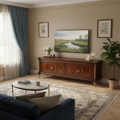 EKAR Furniture | Royal Heritage Empire Media Sideboard – Luxury French Classical TV Stand,EKAR FURNITURE CO.,LTD,EKAR Furniture | Royal Heritage Empire Media Sideboard – Luxury French Classical TV Stand,foshan furniture factory,custom Furniture factory,china furniture factory