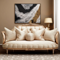 Marquise Gilded Silk Settee - Luxury French Classical Loveseat | EKAR FURNITURE,EKAR FURNITURE CO.,LTD,Marquise Gilded Silk Settee - Luxury French Classical Loveseat | EKAR FURNITURE,foshan furniture factory,custom Furniture factory,china furniture factory