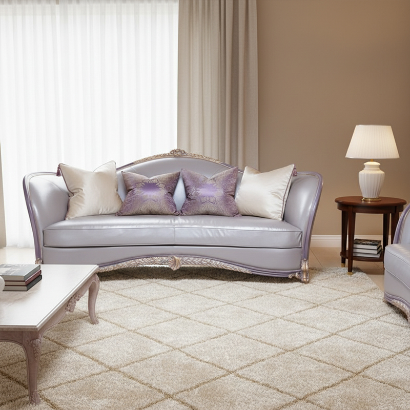 Pearl Aura French Classical Leather Sofa - Luxury Hand-Carved Gilt Couch | EKAR FURNITURE,EKAR FURNITURE CO.,LTD,Pearl Aura French Classical Leather Sofa - Luxury Hand-Carved Gilt Couch | EKAR FURNITURE,foshan furniture factory,custom Furniture factory,china furniture factory