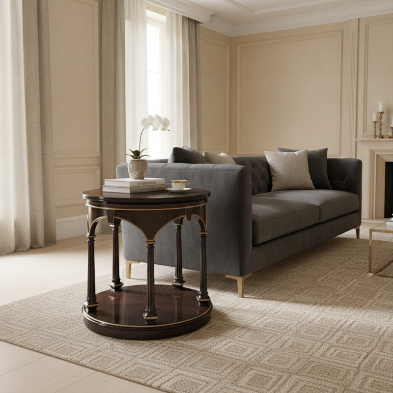 Exquisite Versailles Accent Corner Table | Hand-Carved French Antique Furniture by EKAR,EKAR FURNITURE CO.,LTD,Exquisite Versailles Accent Corner Table | Hand-Carved French Antique Furniture by EKAR,foshan furniture factory,custom Furniture factory,china furniture factory