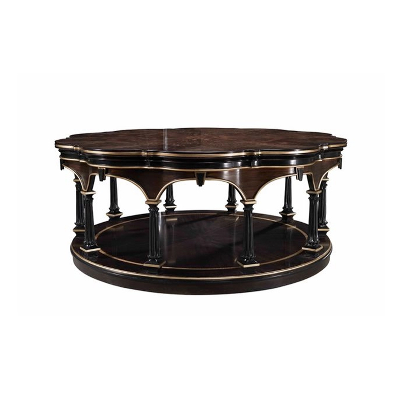 Royale Sovereign French Classical Coffee Table | Luxury Scalloped Wood Center Table by EKAR FURNITURE,EKAR FURNITURE CO.,LTD,Royale Sovereign French Classical Coffee Table | Luxury Scalloped Wood Center Table by EKAR FURNITURE,foshan furniture factory,custom Furniture factory,china furniture factory