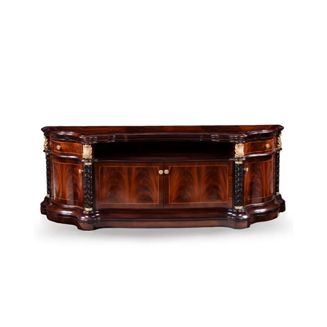 EKAR Chateau Media Console | French Classic Carved Wood TV Stand & Entertainment Center,EKAR FURNITURE CO.,LTD,EKAR Chateau Media Console | French Classic Carved Wood TV Stand & Entertainment Center,foshan furniture factory,custom Furniture factory,china furniture factory