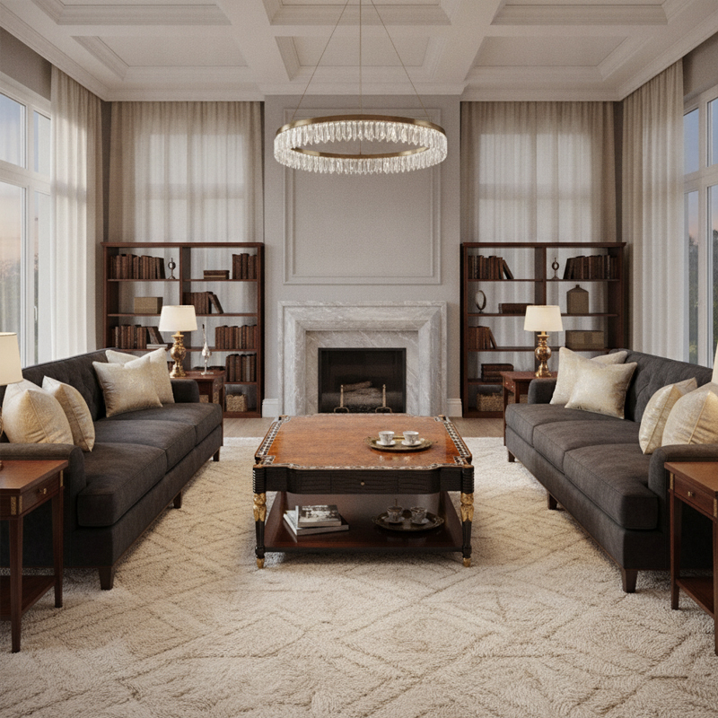 EKAR Rococo Marble Coffee Table | French Classic Carved Center Table for Living Room,EKAR FURNITURE CO.,LTD,EKAR Rococo Marble Coffee Table | French Classic Carved Center Table for Living Room,foshan furniture factory,custom Furniture factory,china furniture factory