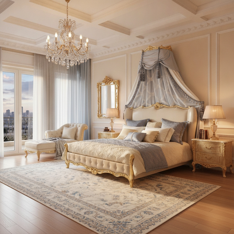 EKAR Louis XV Royal Bed | French Classic Tufted Velvet Upholstered Bed Frame,EKAR FURNITURE CO.,LTD,EKAR Louis XV Royal Bed | French Classic Tufted Velvet Upholstered Bed Frame,foshan furniture factory,custom Furniture factory,china furniture factory