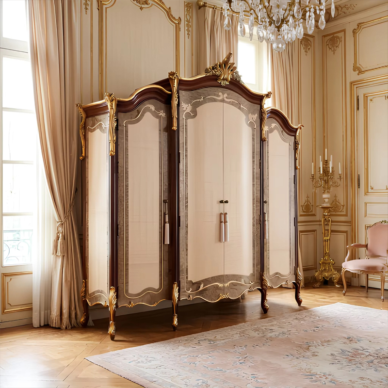 Palais Royal Five-Door Armoire | French Classical Gold Carved Luxury Bedroom Wardrobe | EKAR Furniture,EKAR FURNITURE CO.,LTD,Palais Royal Five-Door Armoire | French Classical Gold Carved Luxury Bedroom Wardrobe | EKAR Furniture,foshan furniture factory,custom Furniture factory,china furniture factory