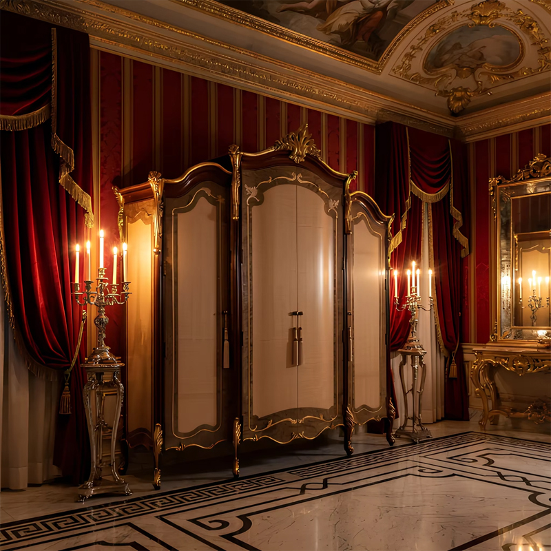 Palais Royal Five-Door Armoire | French Classical Gold Carved Luxury Bedroom Wardrobe | EKAR Furniture,EKAR FURNITURE CO.,LTD,Palais Royal Five-Door Armoire | French Classical Gold Carved Luxury Bedroom Wardrobe | EKAR Furniture,foshan furniture factory,custom Furniture factory,china furniture factory