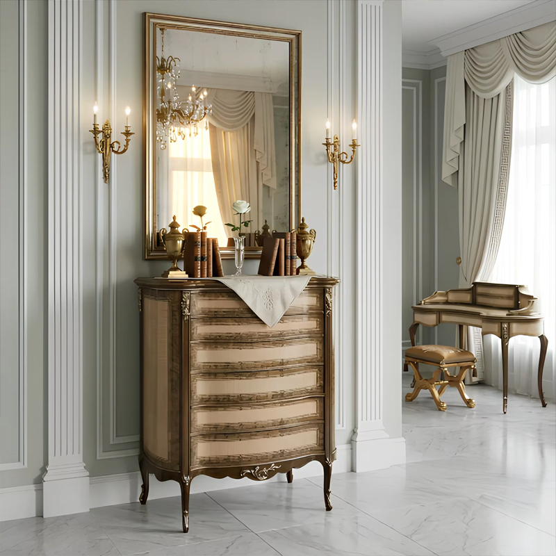 Fontainebleau Marquetry Tall Chest | French Classical Six-Drawer Bedroom Dresser | EKAR Furniture,MY SHOP,Fontainebleau Marquetry Tall Chest | French Classical Six-Drawer Bedroom Dresser | EKAR Furniture,foshan furniture factory,custom Furniture factory,china furniture factory