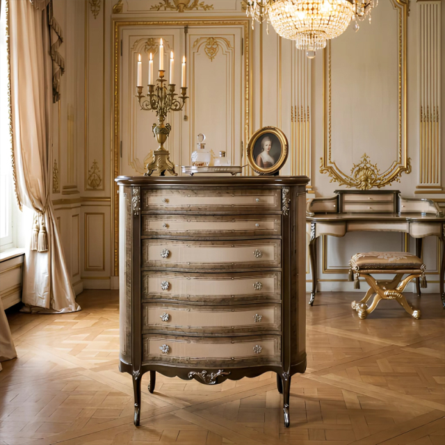 Fontainebleau Marquetry Tall Chest | French Classical Six-Drawer Bedroom Dresser | EKAR Furniture,MY SHOP,Fontainebleau Marquetry Tall Chest | French Classical Six-Drawer Bedroom Dresser | EKAR Furniture,foshan furniture factory,custom Furniture factory,china furniture factory