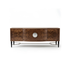 Aurelia Medallion Burl Media Console | French Neoclassical TV Stand Cabinet | EKAR Furniture,EKAR FURNITURE CO.,LTD,Aurelia Medallion Burl Media Console | French Neoclassical TV Stand Cabinet | EKAR Furniture,foshan furniture factory,custom Furniture factory,china furniture factory