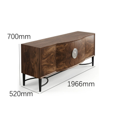Aurelia Medallion Burl Media Console | French Neoclassical TV Stand Cabinet | EKAR Furniture,EKAR FURNITURE CO.,LTD,Aurelia Medallion Burl Media Console | French Neoclassical TV Stand Cabinet | EKAR Furniture,foshan furniture factory,custom Furniture factory,china furniture factory