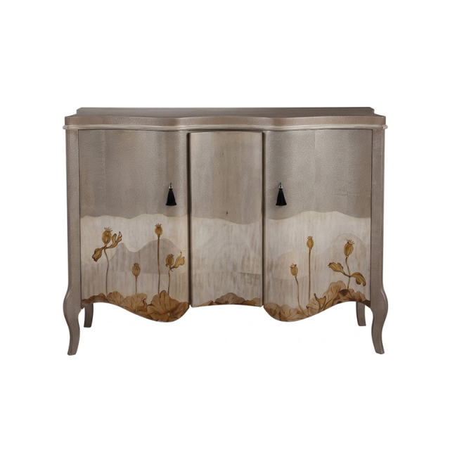 Aurore Quatrefoil Vanity Set | French Neoclassical Hand-Painted Dressing Table & Mirror | EKAR Furniture,EKAR FURNITURE CO.,LTD,Aurore Quatrefoil Vanity Set | French Neoclassical Hand-Painted Dressing Table & Mirror | EKAR Furniture,foshan furniture factory,custom Furniture factory,china furniture factory