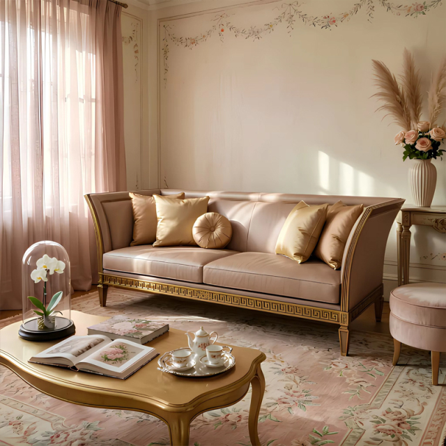 Athena Greek Key Barrel Sofa | French Neoclassical Leather Upholstered Living Room Sofa | EKAR Furniture,EKAR FURNITURE CO.,LTD,Athena Greek Key Barrel Sofa | French Neoclassical Leather Upholstered Living Room Sofa | EKAR Furniture,foshan furniture factory,custom Furniture factory,china furniture factory