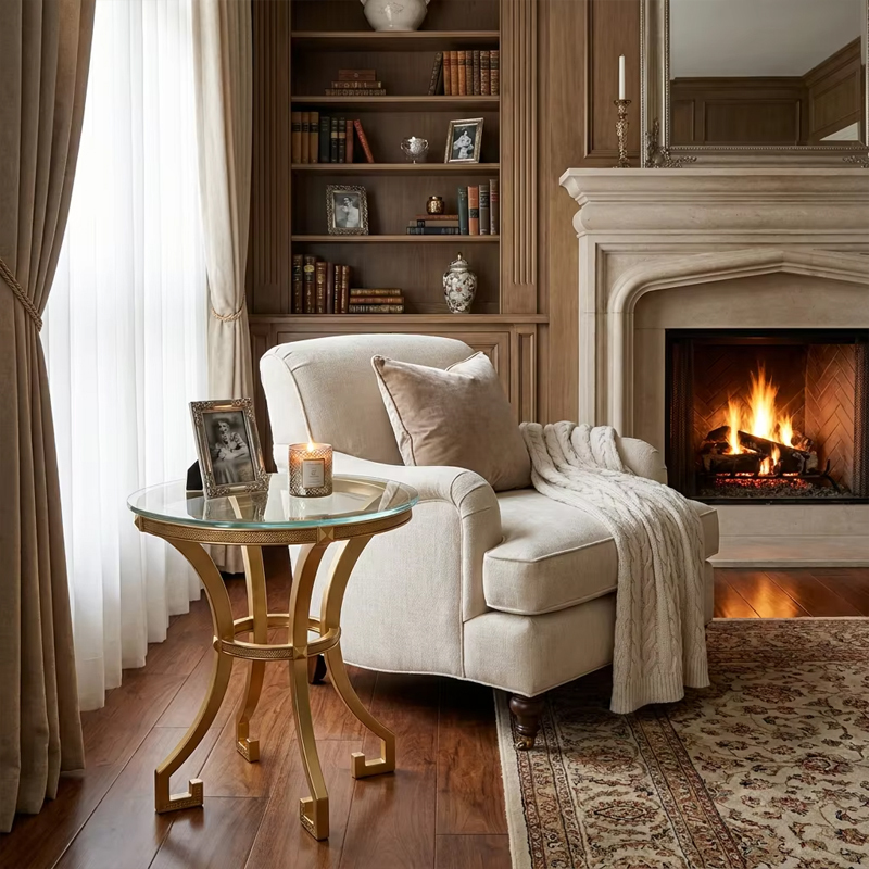 EKAR Rococo Curved Accent Corner Table | French Classic Marble Side Table,EKAR FURNITURE CO.,LTD,EKAR Rococo Curved Accent Corner Table | French Classic Marble Side Table,foshan furniture factory,custom Furniture factory,china furniture factory