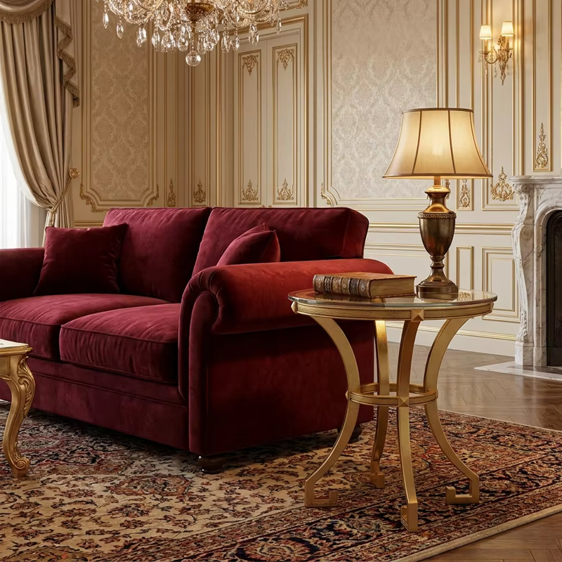 EKAR Rococo Curved Accent Corner Table | French Classic Marble Side Table,EKAR FURNITURE CO.,LTD,EKAR Rococo Curved Accent Corner Table | French Classic Marble Side Table,foshan furniture factory,custom Furniture factory,china furniture factory