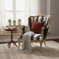 EKAR Lafayette Lounge Armchair | French Classic Wingback Chair for Living Room,EKAR FURNITURE CO.,LTD,EKAR Lafayette Lounge Armchair | French Classic Wingback Chair for Living Room,foshan furniture factory,custom Furniture factory,china furniture factory