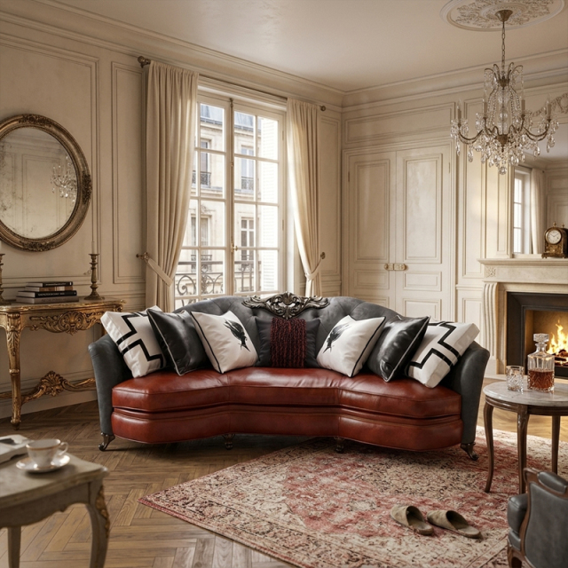 EKAR Versailles Curved Sectional | French Classic Velvet Sofa for Living Room,EKAR FURNITURE CO.,LTD,EKAR Versailles Curved Sectional | French Classic Velvet Sofa for Living Room,foshan furniture factory,custom Furniture factory,china furniture factory