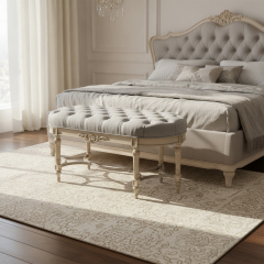 EKAR Versailles Velvet Bench | French Classic Tufted Footstool for Bedroom,MY SHOP,EKAR Versailles Velvet Bench | French Classic Tufted Footstool for Bedroom,foshan furniture factory,custom Furniture factory,china furniture factory