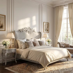 ​EKAR Versailles Etagere Nightstand | French Classic Carved Wood Bedside Table,EKAR FURNITURE CO.,LTD,​EKAR Versailles Etagere Nightstand | French Classic Carved Wood Bedside Table,foshan furniture factory,custom Furniture factory,china furniture factory