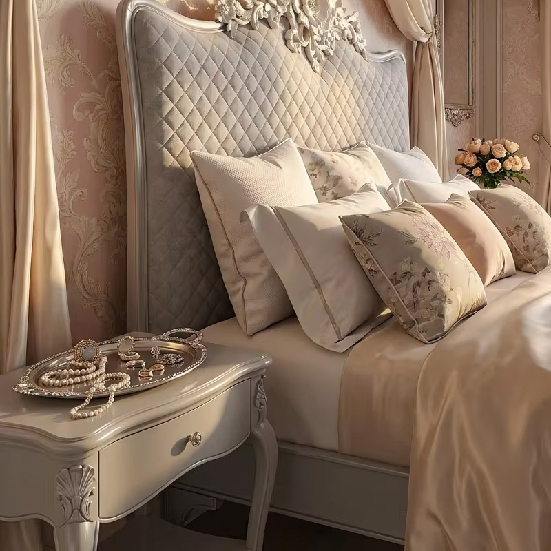 ​EKAR Versailles Etagere Nightstand | French Classic Carved Wood Bedside Table,EKAR FURNITURE CO.,LTD,​EKAR Versailles Etagere Nightstand | French Classic Carved Wood Bedside Table,foshan furniture factory,custom Furniture factory,china furniture factory