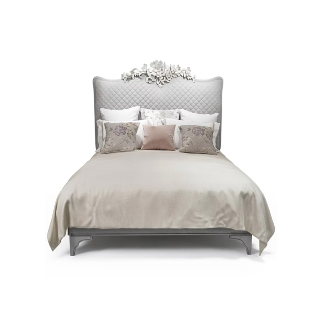 EKAR Bordeaux Opulence Bed | French Classic Tufted Upholstered King Bed,MY SHOP,EKAR Bordeaux Opulence Bed | French Classic Tufted Upholstered King Bed,foshan furniture factory,custom Furniture factory,china furniture factory