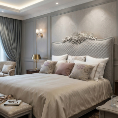 EKAR Bordeaux Opulence Bed | French Classic Tufted Upholstered King Bed,MY SHOP,EKAR Bordeaux Opulence Bed | French Classic Tufted Upholstered King Bed,foshan furniture factory,custom Furniture factory,china furniture factory