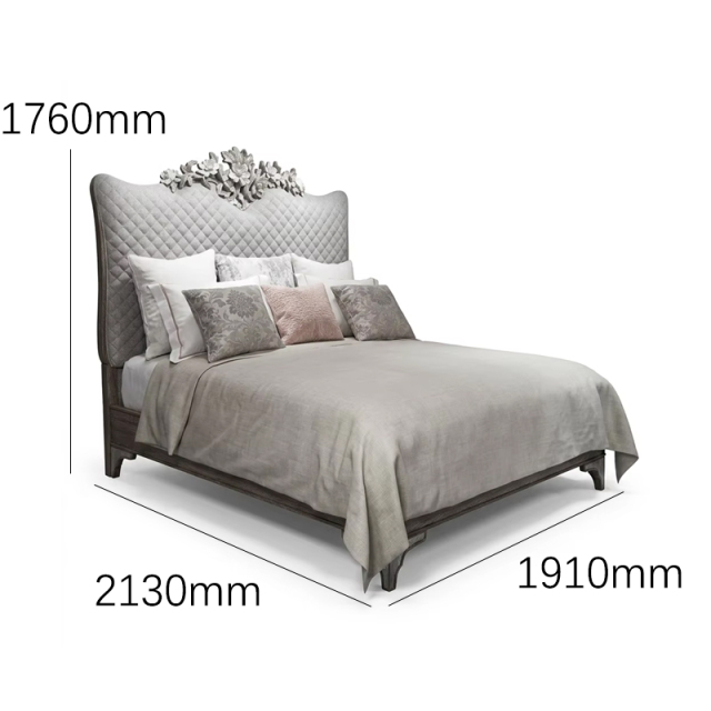 EKAR Bordeaux Opulence Bed | French Classic Tufted Upholstered King Bed,MY SHOP,EKAR Bordeaux Opulence Bed | French Classic Tufted Upholstered King Bed,foshan furniture factory,custom Furniture factory,china furniture factory