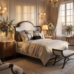 EKAR Lafayette Velvet Bench | French Classic Tufted Foot of Bed Bench,EKAR FURNITURE CO.,LTD,EKAR Lafayette Velvet Bench | French Classic Tufted Foot of Bed Bench,foshan furniture factory,custom Furniture factory,china furniture factory