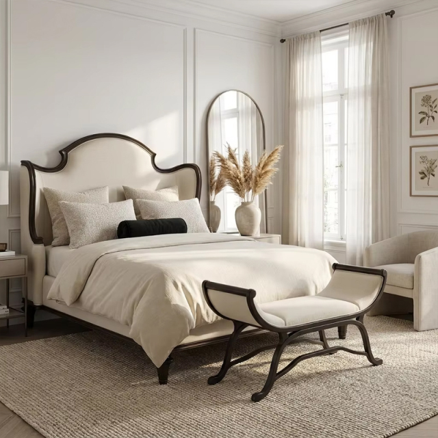 EKAR Lafayette Velvet Bench | French Classic Tufted Foot of Bed Bench,EKAR FURNITURE CO.,LTD,EKAR Lafayette Velvet Bench | French Classic Tufted Foot of Bed Bench,foshan furniture factory,custom Furniture factory,china furniture factory