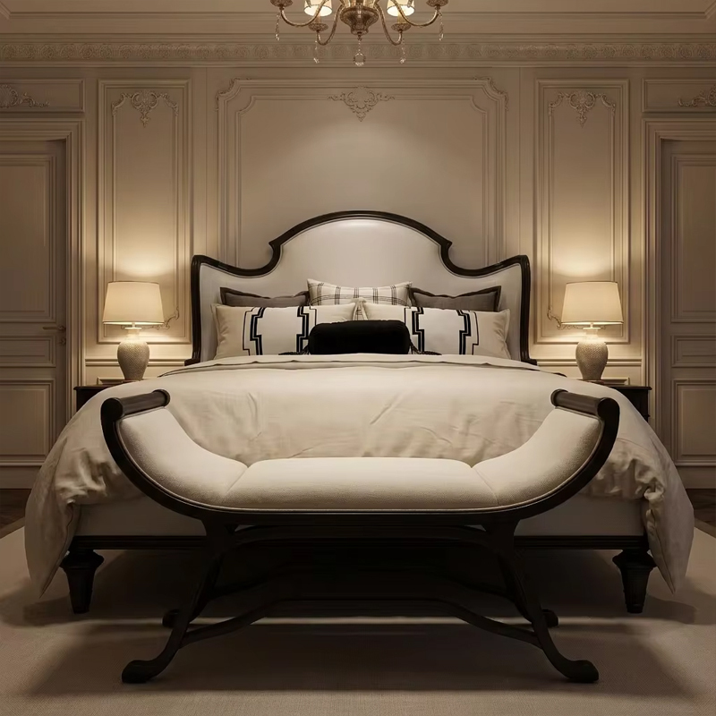 EKAR Lafayette Velvet Bench | French Classic Tufted Foot of Bed Bench,EKAR FURNITURE CO.,LTD,EKAR Lafayette Velvet Bench | French Classic Tufted Foot of Bed Bench,foshan furniture factory,custom Furniture factory,china furniture factory
