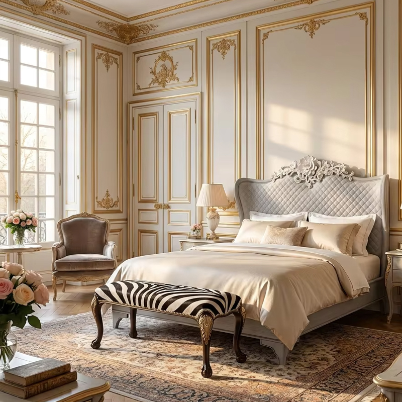 EKAR Versailles Velvet Bench | French Classic Tufted Upholstered Footstool,MY SHOP,EKAR Versailles Velvet Bench | French Classic Tufted Upholstered Footstool,foshan furniture factory,custom Furniture factory,china furniture factory