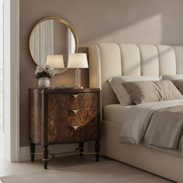 EKAR Versailles Etagere Nightstand | French Classic Carved Wood Bedside Table,EKAR FURNITURE CO.,LTD,EKAR Versailles Etagere Nightstand | French Classic Carved Wood Bedside Table,foshan furniture factory,custom Furniture factory,china furniture factory
