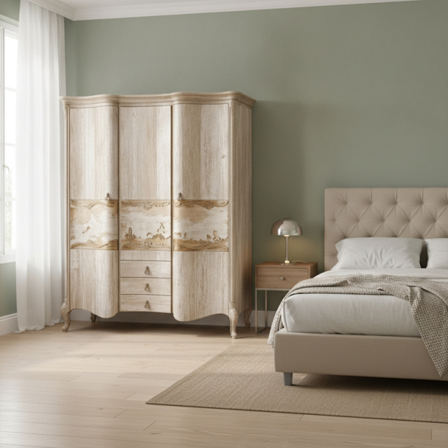 EKAR Chateau Grande Armoire | French Classic Wood Wardrobe for Master Bedroom,EKAR FURNITURE CO.,LTD,EKAR Chateau Grande Armoire | French Classic Wood Wardrobe for Master Bedroom,foshan furniture factory,custom Furniture factory,china furniture factory