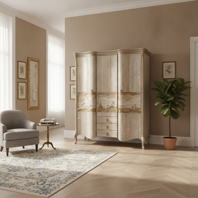 EKAR Chateau Grande Armoire | French Classic Wood Wardrobe for Master Bedroom,EKAR FURNITURE CO.,LTD,EKAR Chateau Grande Armoire | French Classic Wood Wardrobe for Master Bedroom,foshan furniture factory,custom Furniture factory,china furniture factory